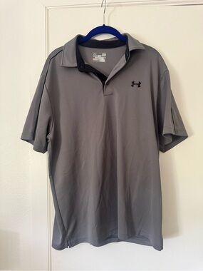 Under Armour Men's Gray Performance Polo